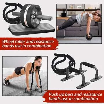 Ab Rollers Wheel Kit for Core Strength Training