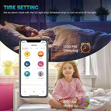 YEELIGHT Smart Led Strip Lights,6.5 FT WiFi Led Light Strips with App & Voice Control,Game Sync/Music Sync,RGB Led Lights for TV,Bedroom,Kitchen,Room Decor,Work with Alexa,Google,Homekit