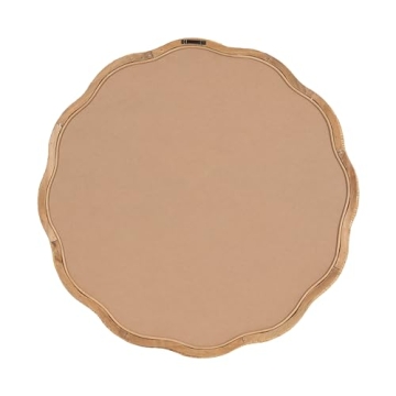 Kate and Laurel Rahfy Boho Rattan Mirror - 26 Inch