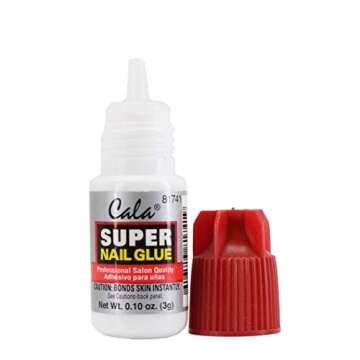 Cala Super Nail Glue: Professional Quality with Long-Lasting Hold (12 Bottles)