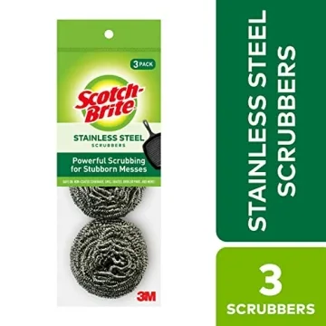 Scotch-Brite Stainless Steel Scrubber for Tough Cleaning Tasks