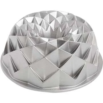 Nordic Ware 00111727 Jubilee Bundt Pan, Metallic, One Size
