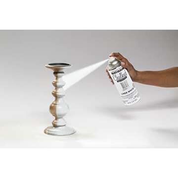 Rust-Oleum 302591 Chalked Spray Paint, 12 oz, Linen White Ultra Matte, 12 Ounce (Pack of 1)