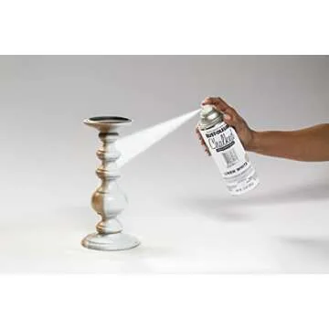 Rust-Oleum 302591 Chalked Spray Paint, 12 oz, Linen White Ultra Matte, 12 Ounce (Pack of 1)