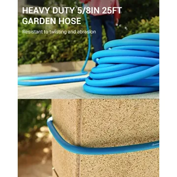 DEWENWILS 75 Ft Hybrid Garden Hose - Lightweight & Flexible
