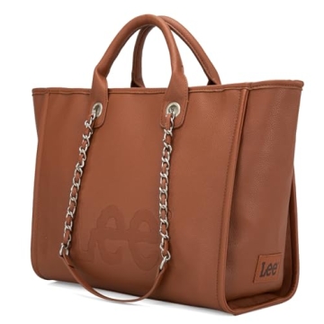 Montana West x Lee Large Shoulder Tote Bag for Women - Stylish Vegan Leather Handbag