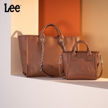 Montana West x Lee Vegan Leather Large Shoulder Tote