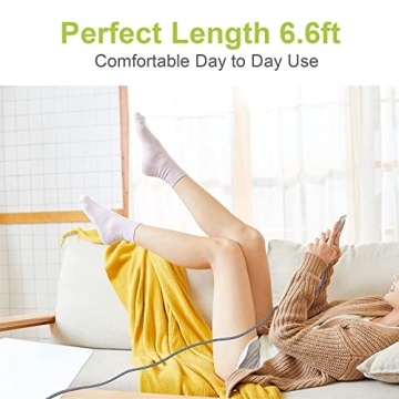 BrexLink Micro USB Cable 2-Pack 6.6 FT Fast Charging