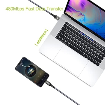 BrexLink Micro USB Cable 2-Pack 6.6 FT Fast Charging