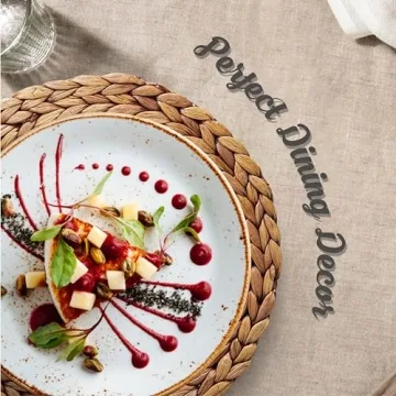 BLUEWEST Round Woven Placemats for Stylish Dining