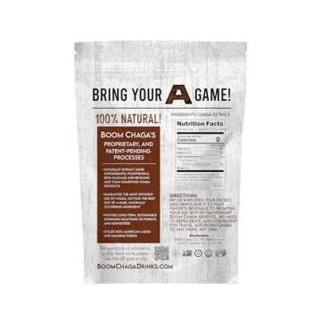 BOOM Chaga Mushroom Superdrink, Liquid Concentrate with Antioxidants for Anti-Inflammation and Immun...