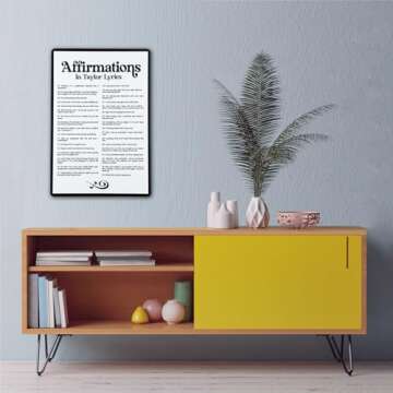 Conissa Taylor Music Lyrics Metal Tin Sign for Home Decor