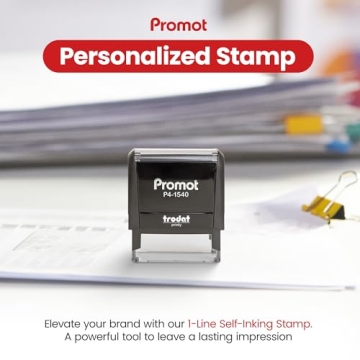 Promot Self Inking Custom Stamp for Office and Home
