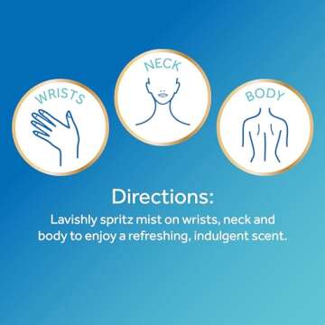 Calgon Morning Glory Body Mist - Floral Fragrance Mist 8 oz