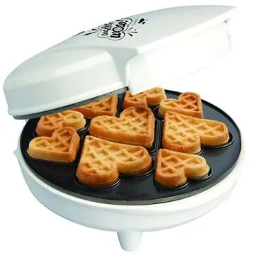 Valentine's Day Mini Hearts Waffle Maker for Everyone