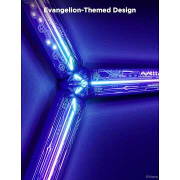 Govee x Evangelion Gaming Wall Light, RGBIC Glide Wall Light, Work with Matter, Alexa and Google Ass...