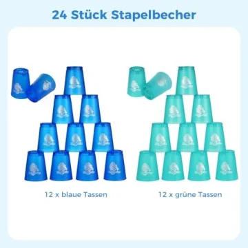 Yeesport Sport Stacking Cups - Fun Challenge Game Set