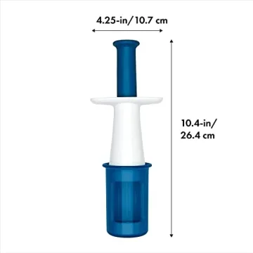 OXO Tot Grape Cutter Navy Safe Quick Fruit Quartering Tool