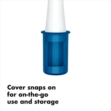 OXO Tot Grape Cutter Navy Safe Quick Fruit Quartering Tool