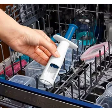 OXO Tot Grape Cutter Navy Safe Quick Fruit Quartering Tool