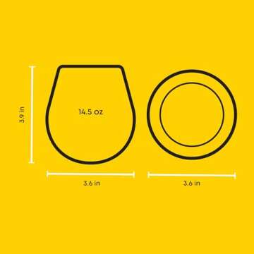 JoyJolt 6-Pack Heavy Base Shot Glass Set, 2-Ounce Shot Glasses