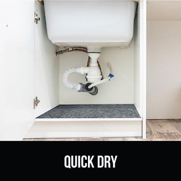 Gorilla Grip LeakGuard Waterproof Under Sink Mat