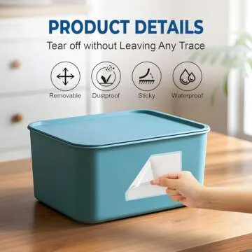 MaxGear 52 Pack Adhesive Index Card Pockets for Organization