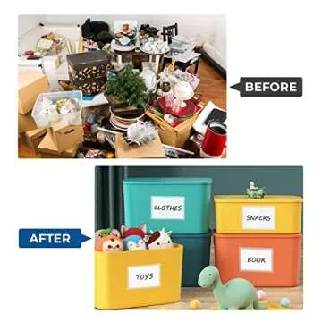 MaxGear 52 Pack Adhesive Index Card Pockets for Organization