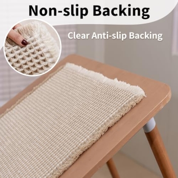 GRLYUH Waffle Bath Mat - Boho Bathroom Rugs Non Slip Washable, Super Absorbent & Quick Dry, Small Bath Mats Farmhouse Bathroom Decor, 18'' x 30'', Khaki and White