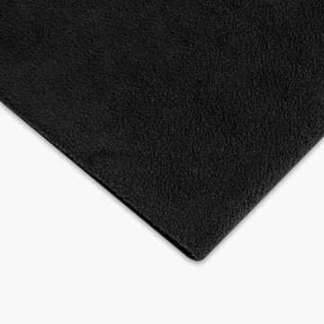 Turtle Fur Youth Chelonia 150 Classic Fleece Neck Warmer, Ages 7-12, Black