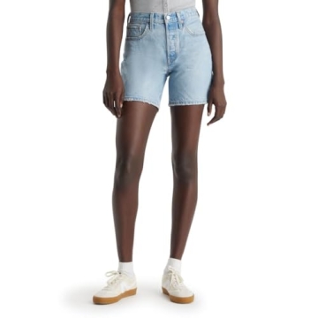 Levi's Women's 501 Mid Thigh Shorts for Summer Style