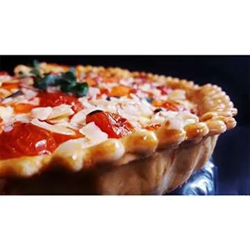 IELEK Tart Flan Pie Pan Nonstick Heavy Duty 10 Inch Quiche Cheese Molds With Removable Loose Bottom Fluted