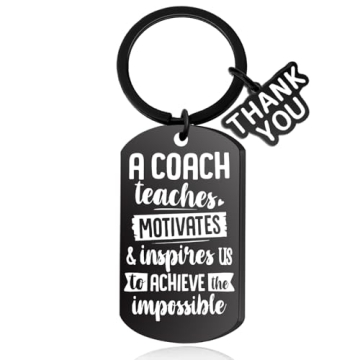 Best Coach Ever Gift Keychain for All Sports and Fitness
