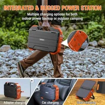 BROWEY Portable Power Station for Camping & Emergencies