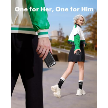 Slim Portable Charger with Built-in Cables 10000mAh