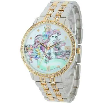 Disney Glitz Analog Quartz Bracelet Watch for Adults