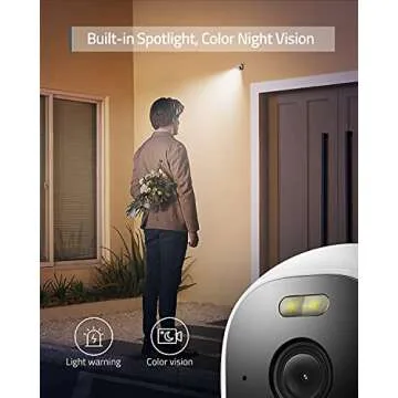 eufy Security Outdoor Cam E220 with 2K Resolution and Spotlight