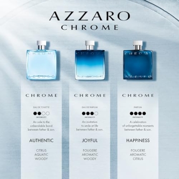 Azzaro Chrome Parfum Men’s Long-lasting Citrus Fragrance