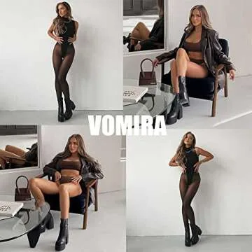 VOMIRA Platform High Heels Chunky Block Heel Slide Zipper Solid Black Ankle Boots Pu Patent Leather Winter Boots for Women