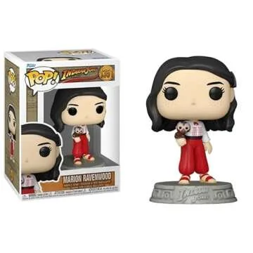 POP Indiana Jones: Raiders of The Lost Ark - Marion Ravenwood Funko Vinyl Figure (Bundled with Compa...