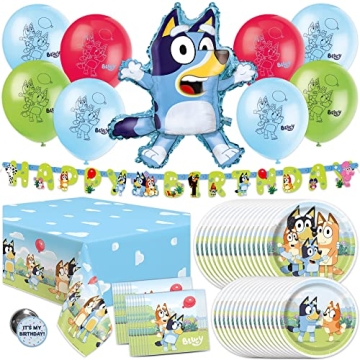 Unique Bluey Birthday Party Supplies & Decorations for a Fun Celebration