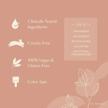 VEGAMOUR GRO Dry Shampoo, Volumizing Dry Shampoo Spray Formulated Without Benzene, Supports Thicker Fuller Looking Hair, Natural Citrus Scent (3.95 oz)