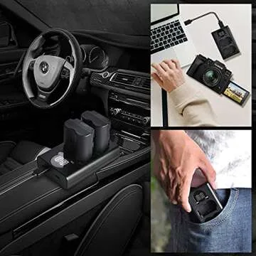 JYJZPB NP-W235 Battery and charger set for Fujifilm XT4, X-T5, 2-Pack Batteries, for Fujifilm X-T4, VG-XT4 Vertical Battery Grip, XT5, X-S20, GFX50S II, GFX100S, X-H2, X-H2S Battery 2250mAh