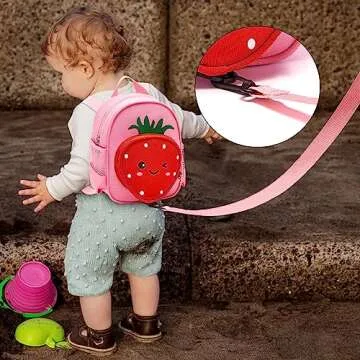 Accmor 4 in 1 Toddler Backpack with Leash for Kids