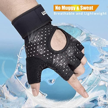 ihuan Breathable Weight Lifting Gloves with Wrist Support
