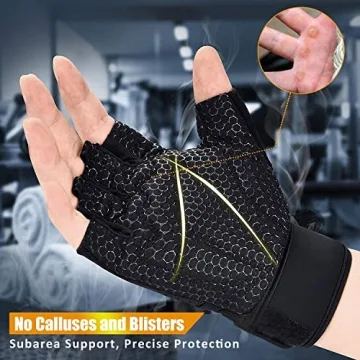 ihuan Breathable Weight Lifting Gloves with Wrist Support