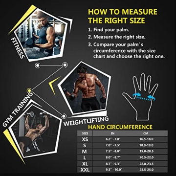 ihuan Breathable Weight Lifting Gloves with Wrist Support