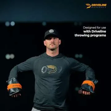 Driveline Baseball Leather Wrist Weight Set - Set of 2 (5 kg Each) - Durable Weights for Training - Adjustable