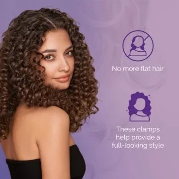 Curl Keeper Roller Jaw Clamps for Curls & Volume