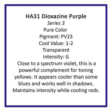 Jansen Art Studio Heritage MultiMedia Acrylic (2.5 oz, Dioxazine Purple)